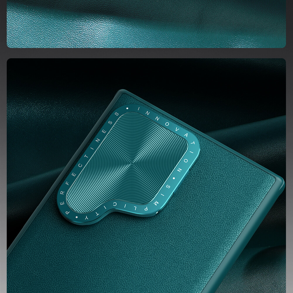 Чехол-крышка NILLKIN для Samsung Galaxy S24 Ultra (серия Camshield Prop Leather)
